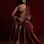 Pink color hand work two tone fendy silk stylish saree with blouse
