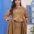 Aaysa women ethnic motifs embroidered cotton kurta with trousers & dupatta