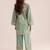 Aaysa Floral Printed V Neck Pure Cotton Tunic With Trousers Co-Ords