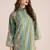 Aaysa Floral Printed V Neck Pure Cotton Tunic With Trousers Co-Ords