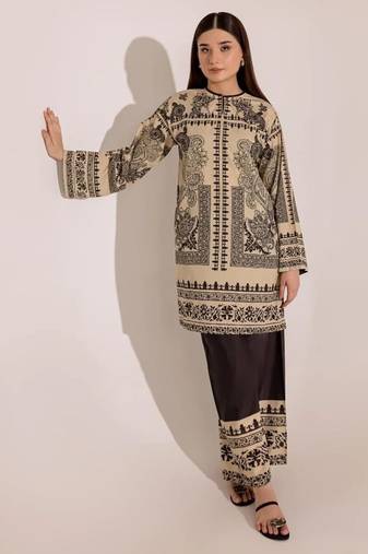 Aaysa Floral Printed Pure Cotton Tunic With Trousers Co-Ords