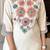 Aaysa Women Floral Embroidered Regular Thread Work Pure Cotton Kurta Set