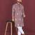 Unique embroidery cotton kurta for men's