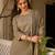 Pista rayon thread embroidered with sequins work kurta pant set