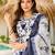 Off white silk blend printed kurta pant set