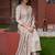 Grey vichitra silk thread embroidered with sequins work kurta pant set