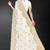 White color zari embroidery work fendy silk designer saree with blouse