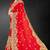 Red color zari embroidery work fendy silk designer saree with blouse