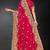 Pink color zari embroidery work fendy silk designer saree with blouse