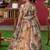 Multicolor Floral Printed Silk Lehenga Set