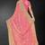 Light pink color zari embroidery work fendy silk designer saree with blouse