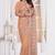 Peach color resham embroidery work zarkhan diamond work net saree with blouse