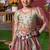 Multicolor Embroidered Silk Lehenga Set