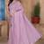 Pink color resham sequence embroidery work zarkhan work gold crush saree with blouse