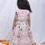 Pink Printed Silk Lehenga Set