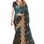 Rama designer zari resham multi embroidery satin silk saree