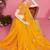 Designer mustard heavy zari embroidery zarkan boder silk saree
