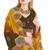 Mustard designer zari resham multi embroidery satin silk saree
