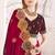 Cherry designer zari resham multi embroidery satin silk saree