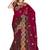 Cherry designer zari resham multi embroidery satin silk saree