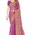 Designer dusty pink zari embroidery zarkan work silk saree