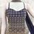 Blue georgette with sequence embroidered work top with plazzo and dupatta