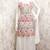 Heavy chinon with embroidery work top with plazzo and dupatta