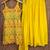 Heavy chinon with embroidery work top with plazzo and dupatta