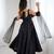 Black Elegant Roman Silk Chanderi Anarkali Suit Set for Festive Occasions