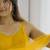 Yellow Elegant Roman Silk Chanderi Anarkali Suit Set for Festive Occasions