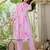 Aaysa Women Floral Printed Pleated Pure Cotton Kurta Set