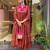 Aaysa Yoke Design Empire Chanderi Silk A-Line Kurta With Trousers & Dupatta