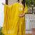Aaysa Women Ethnic Motifs Embroidered Cotton Anarkali Kurta with Trousers & Dupatta