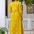 Aaysa Women Ethnic Motifs Embroidered Cotton Anarkali Kurta with Trousers & Dupatta