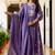 Women Ethnic Motifs Embroidered Cotton Anarkali Kurta with Trousers & Dupatta
