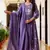 Women Ethnic Motifs Embroidered Cotton Anarkali Kurta with Trousers & Dupatta