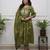 Women Ethnic Motifs Embroidered Cotton Anarkali Kurta with Trousers & Dupatta