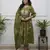 Women Ethnic Motifs Embroidered Cotton Anarkali Kurta with Trousers & Dupatta