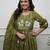 Women Ethnic Motifs Embroidered Cotton Anarkali Kurta with Trousers & Dupatta