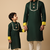 Navratri father & son kurtas set with mirror work.