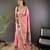 Rose pink silk Blend zari weaving butti kanchipuram saree