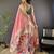 Rose pink silk Blend zari weaving butti kanchipuram saree