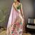 Pale lavender silk Blend zari weaving butti kanchipuram saree