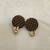 Brown handloom fabric jwelery