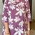 Aaysa Floral Printed V-Neck Pure Cotton Kurta with Trousers