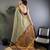Grey silk leheriya meenakari zari weaves dharmavaram saree