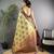 Beige silk leheriya meenakari zari weaves dharmavaram saree