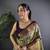Copper silk leheriya meenakari zari weaves dharmavaram saree
