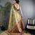 Copper silk leheriya meenakari zari weaves dharmavaram saree