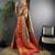 Brown silk leheriya meenakari zari weaves dharmavaram saree